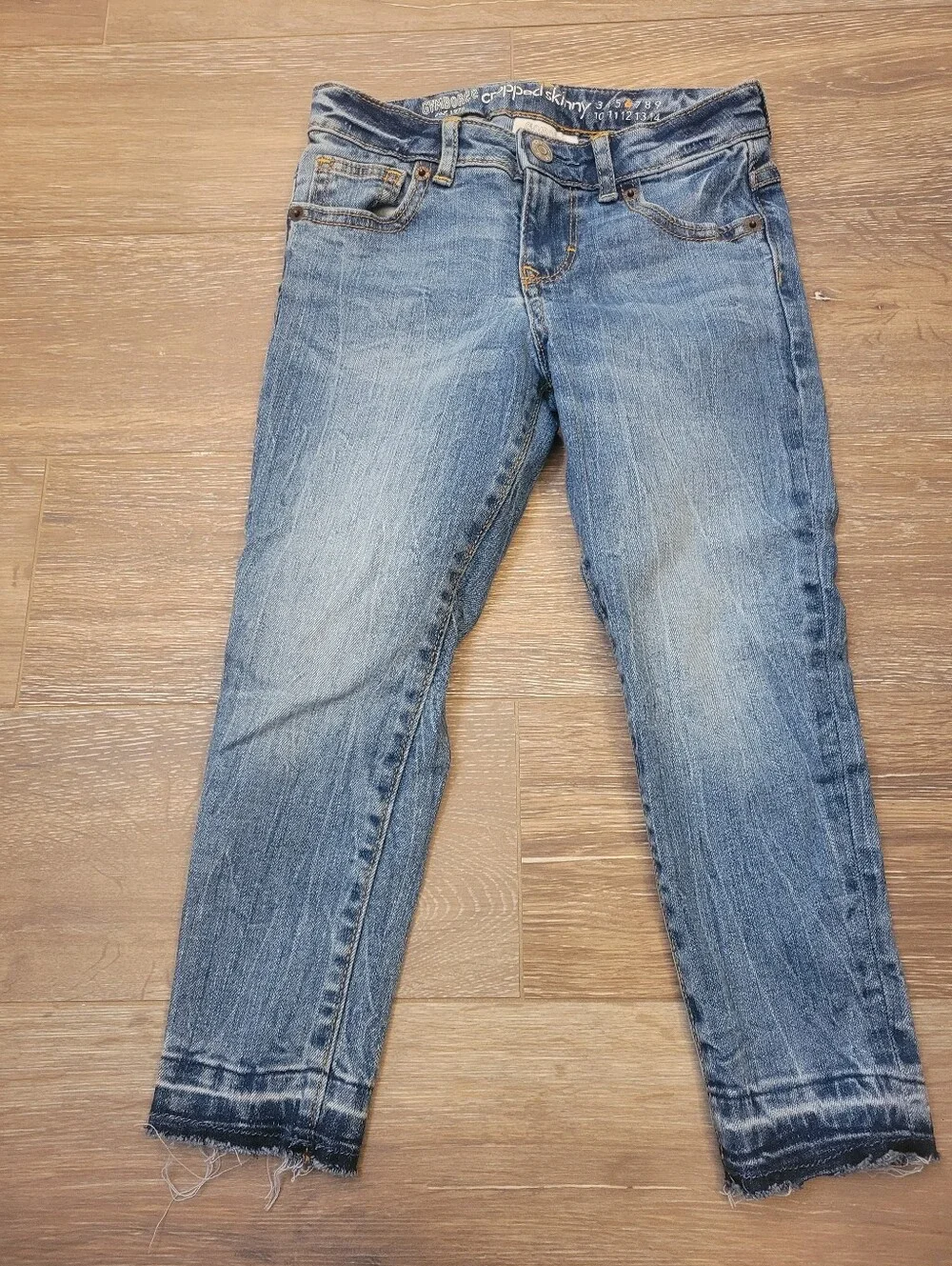 Girls' Gymboree Cropped Skinny Jeans, Size 6